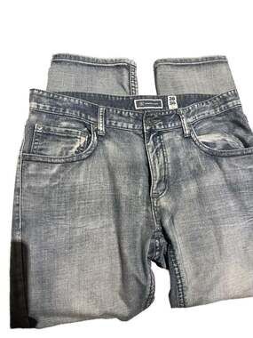 INC International Concepts Men's Grey Wash Straight Leg Jeans Size 36x30